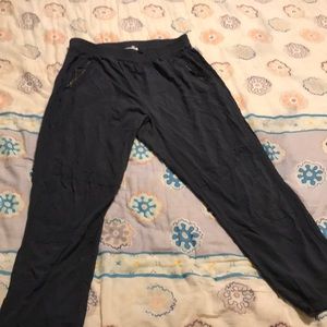 Anthropology soft black casual pants size large!